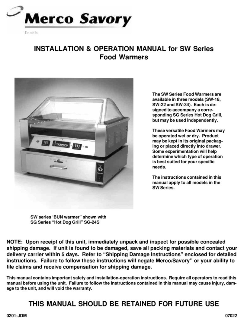 Merco SW Series User manual