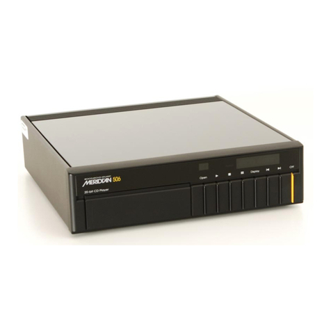 Meridian 506 User manual