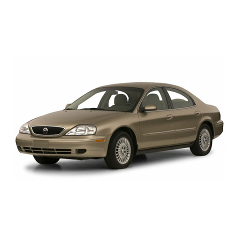 Mercury Sable 2000 User manual