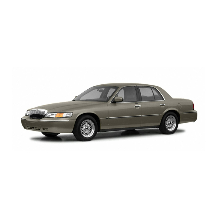 Mercury Grand Marquis 2002 User manual