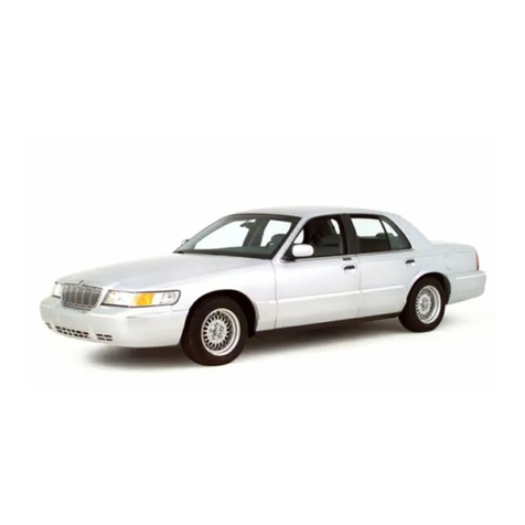 Mercury 2000 Grand Marquis User manual