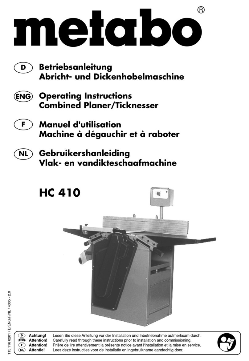 Metabo HC 410 operating instructions