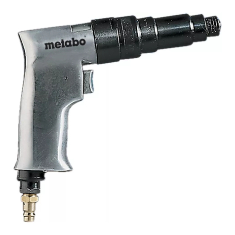 Metabo Pistol Grip Air Screwdriver DS 1610 operating instructions Metabo Pistol Grip Air Screwdriver DS 1610 operating instructions