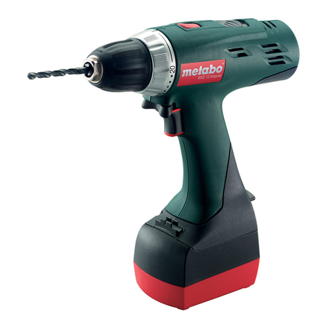 Metabo Cordless Drills / Screwdrivers Manual