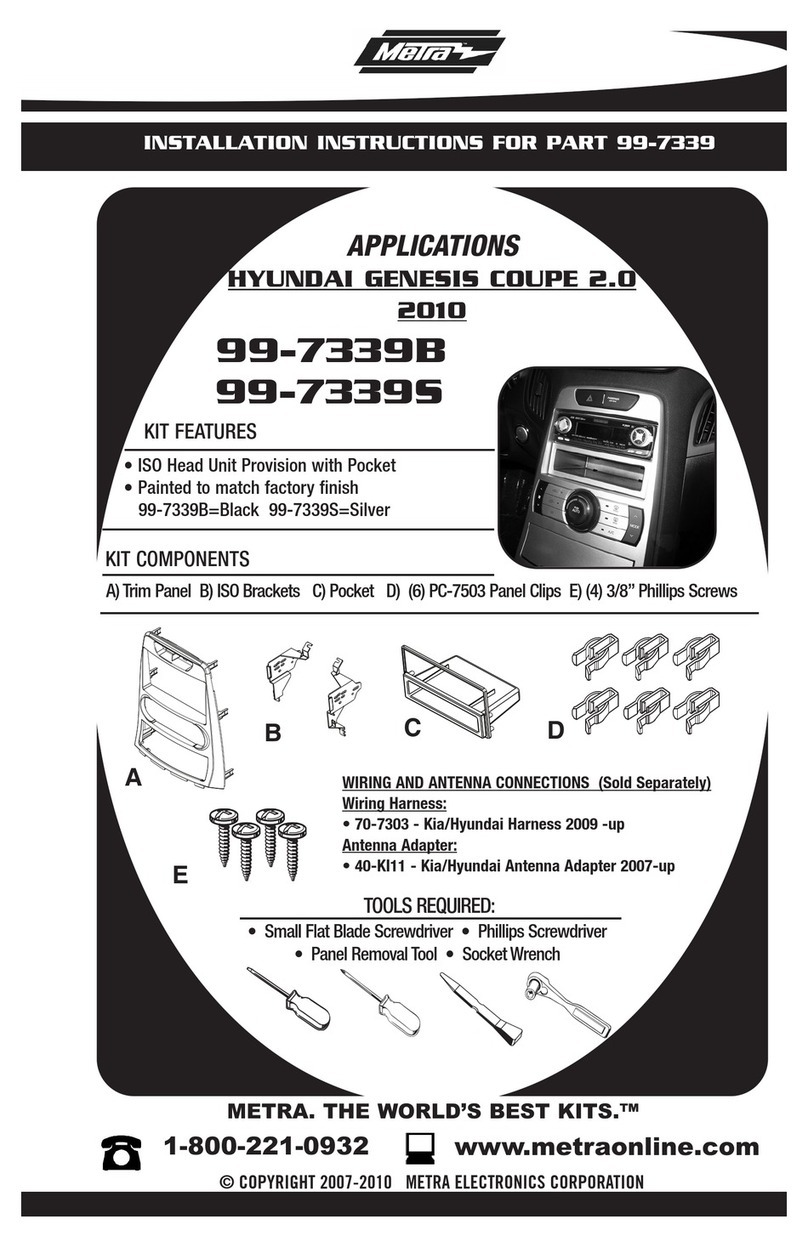 Metra Electronics 99-7339B installation instructions
