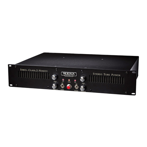 Mesa/Boogie Three Channel Dual & Triple Rectifier Solo... User manual
