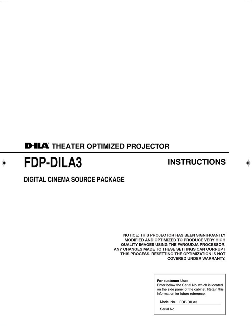 D-ILA FDP-DILA3 instructions