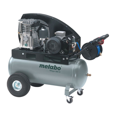 Metabo Mega 600 D parts list