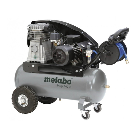 Metabo Mega 500 D parts list