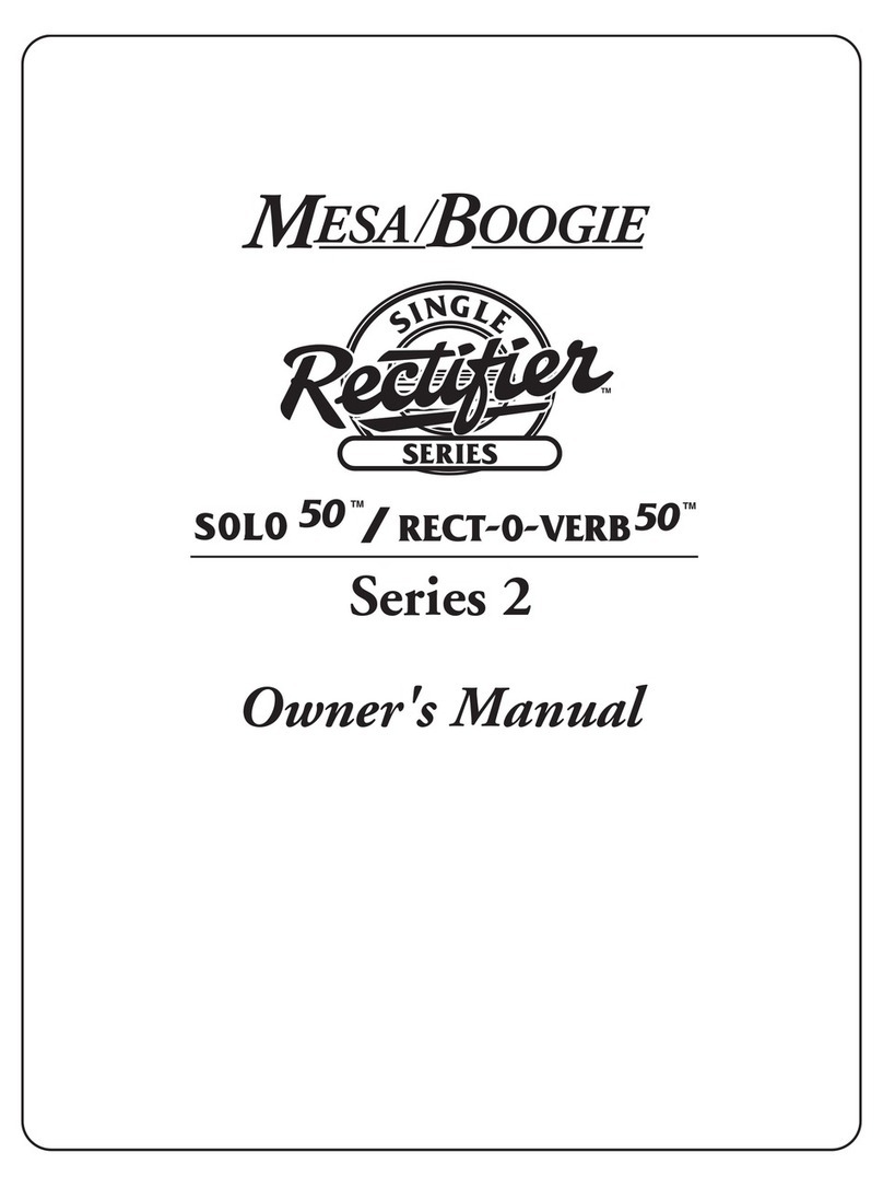 Mesa/Boogie pmn User manual