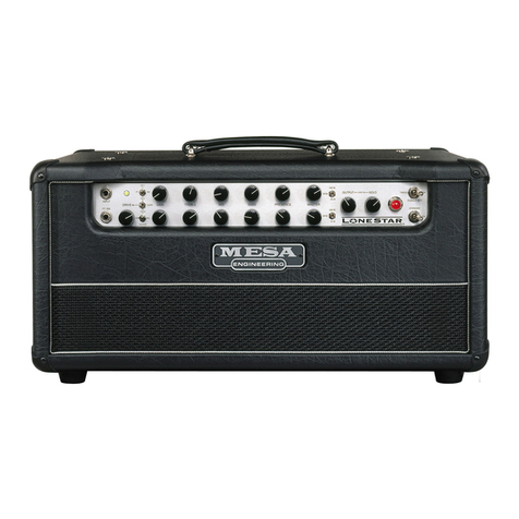 Mesa/Boogie Three Channel Dual & Triple Rectifier Solo... User manual