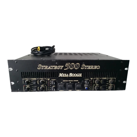 Mesa/Boogie Three Channel Dual & Triple Rectifier Solo... User manual
