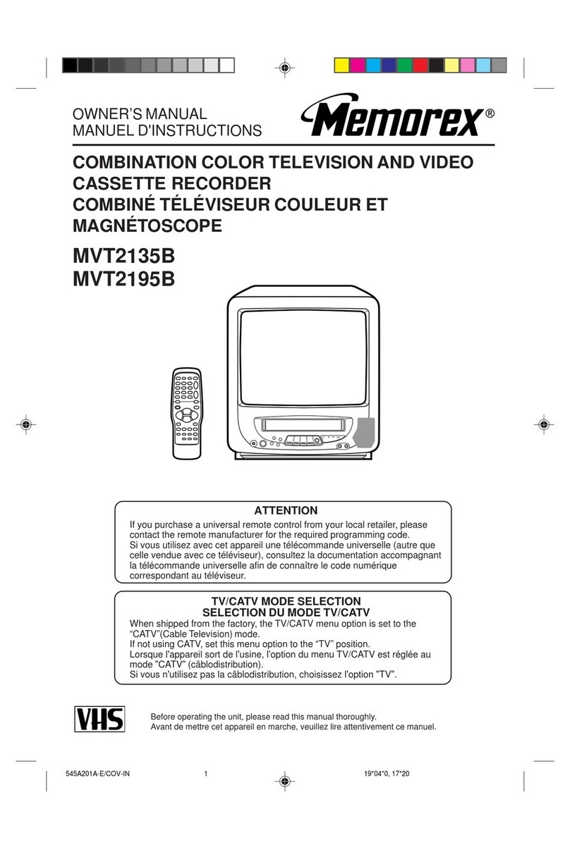 Memorex MVT2135B D Series User manual