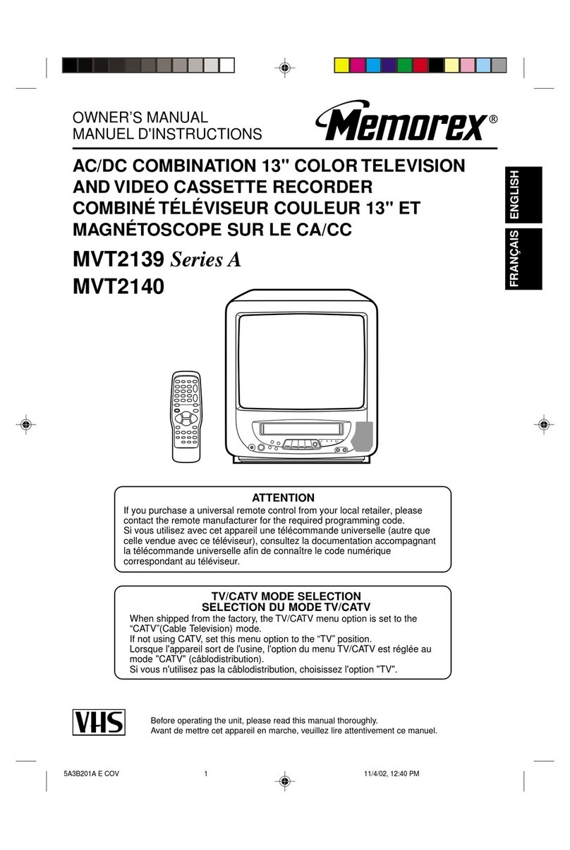Memorex MVT2139 A Series User manual