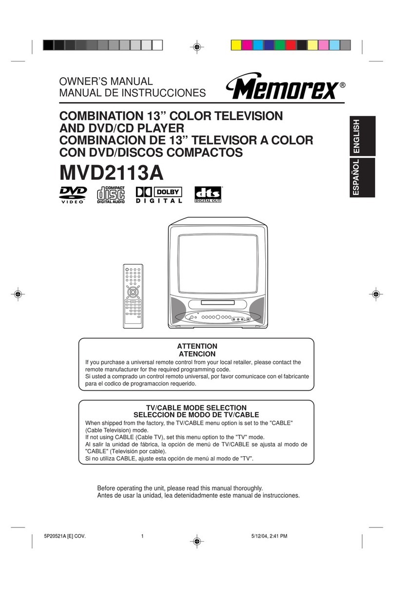 Memorex MVD2113 User manual Memorex MVD2113 User manual