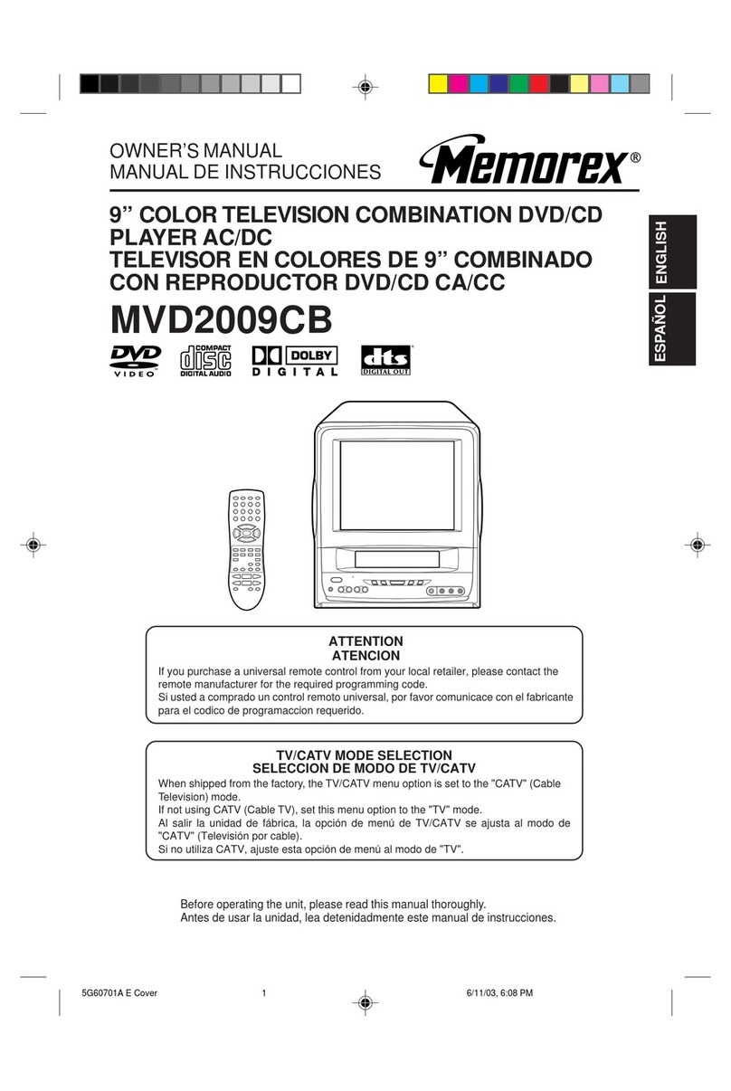 Memorex MVD2009CB User manual Memorex MVD2009CB User manual
