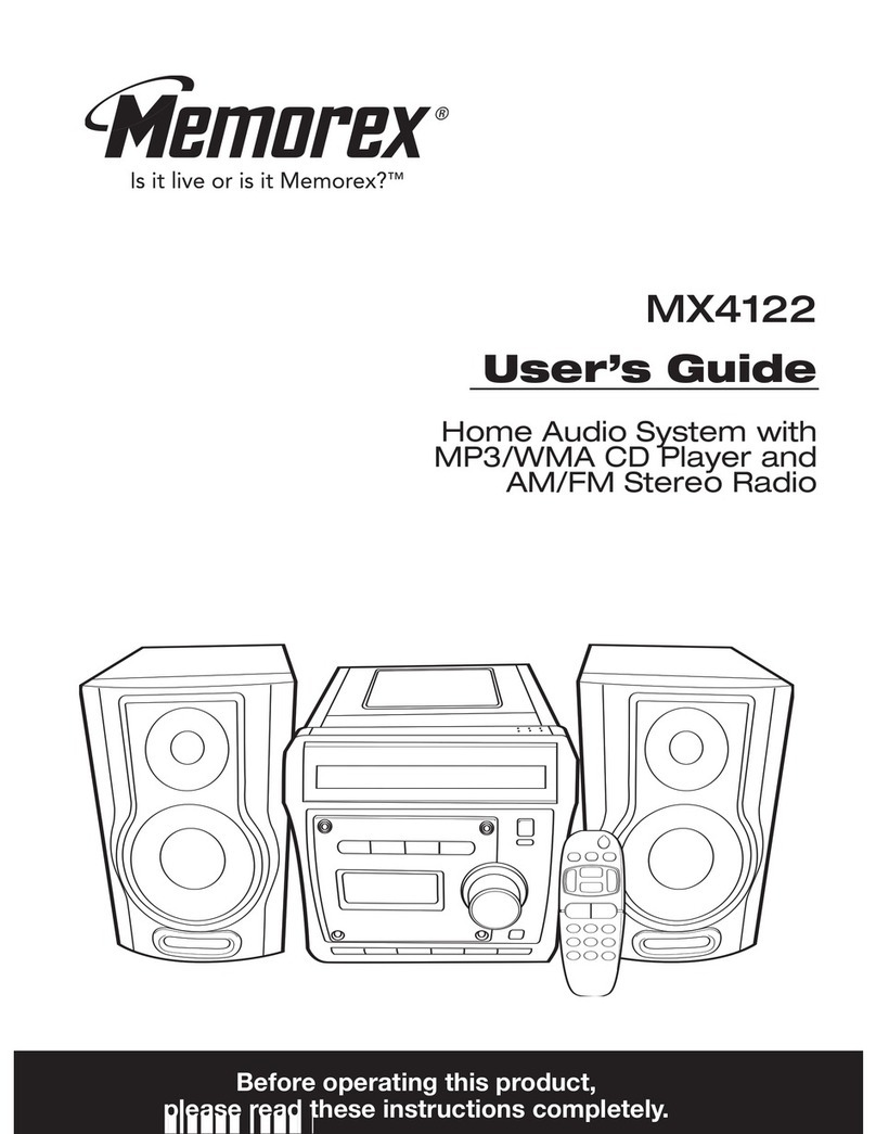 Memorex MX4122 User manual