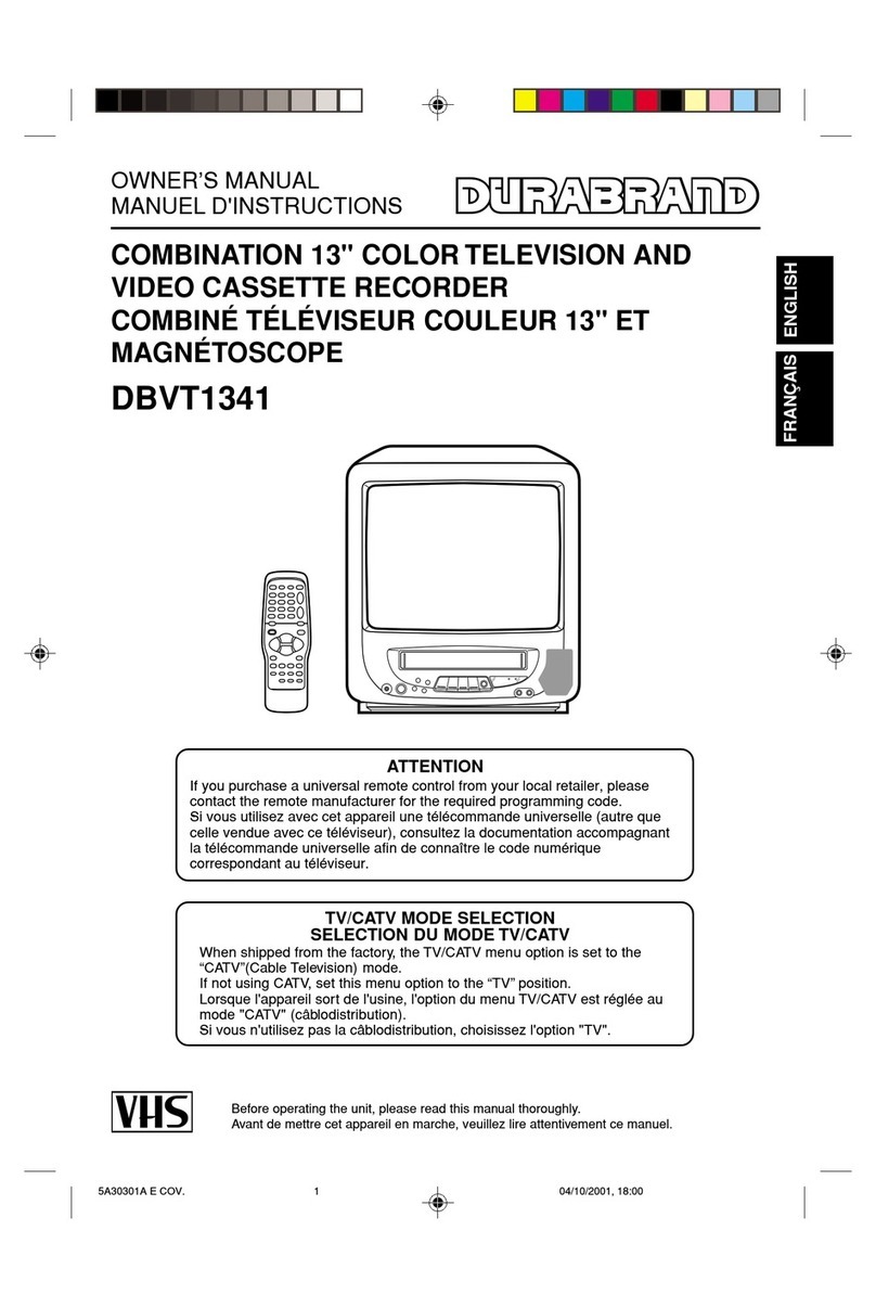 Durabrand DBVT1341 User manual