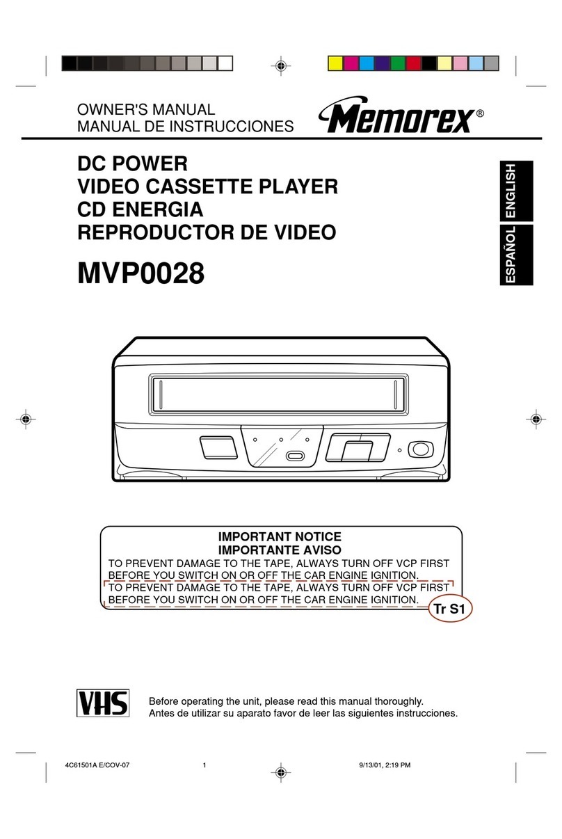 Memorex MVP0028 User manual
