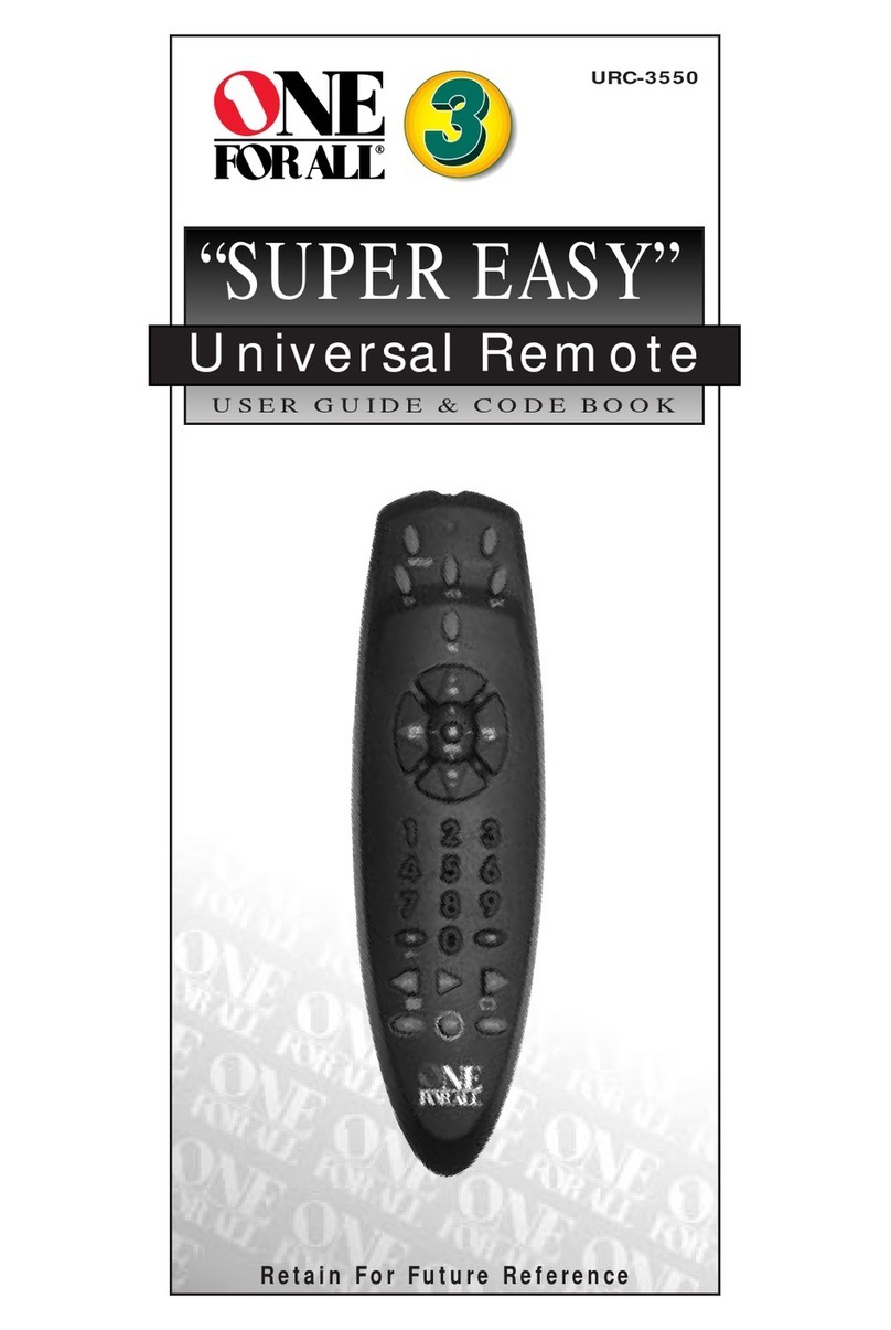 One Forall URC-3550 User manual