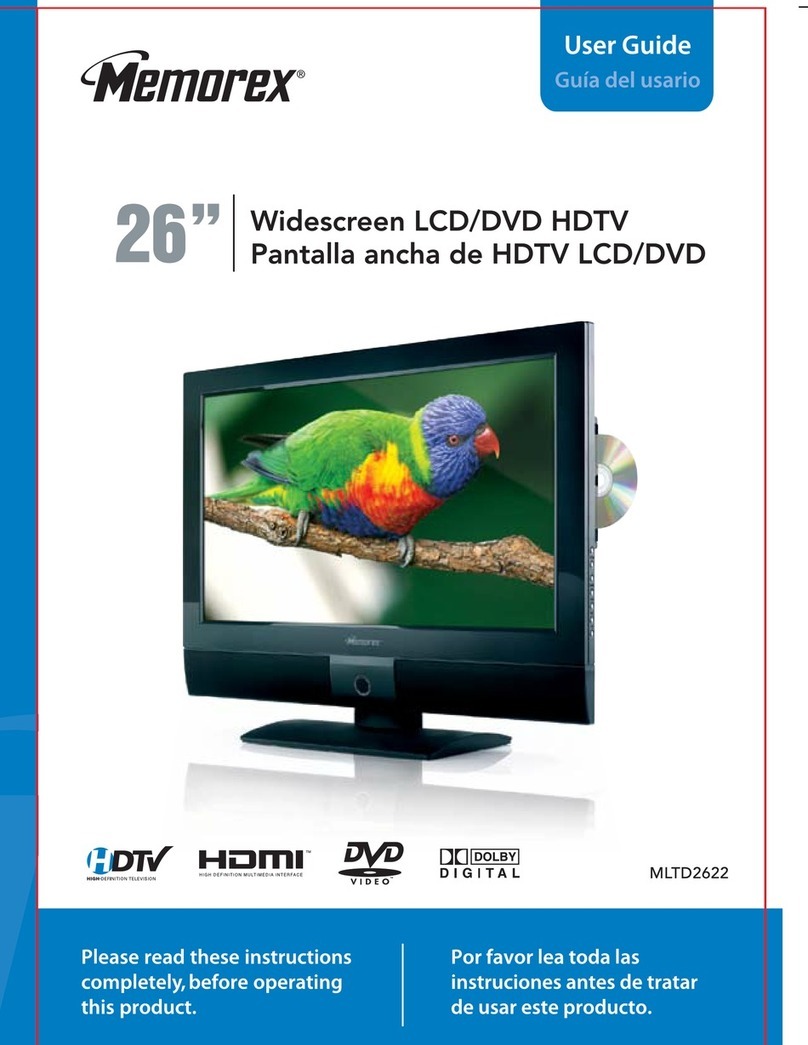 Memorex MLTD2622 - 26" LCD TV User manual Memorex MLTD2622 - 26" LCD TV User manual