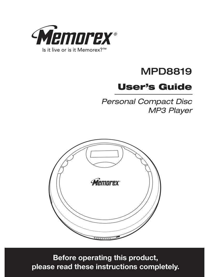Memorex MPD8819 User manual
