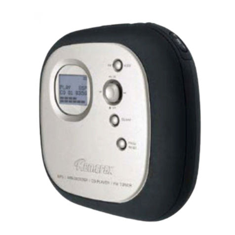 Memorex MPD8601 - CD / MP3 Player User manual