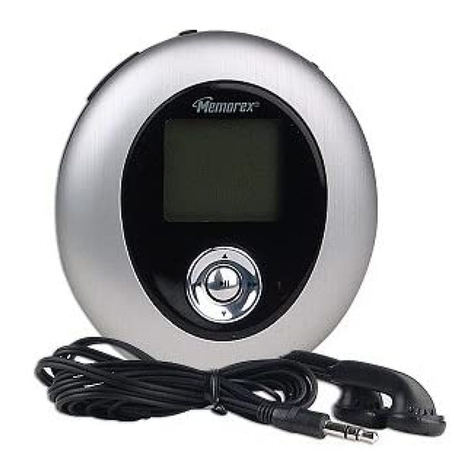 Memorex MPD8600 - Sports CD Player User manual