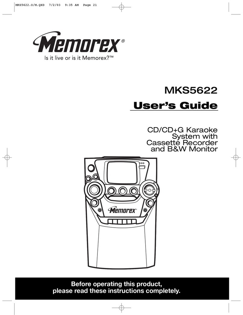 Memorex MKS5622 User manual