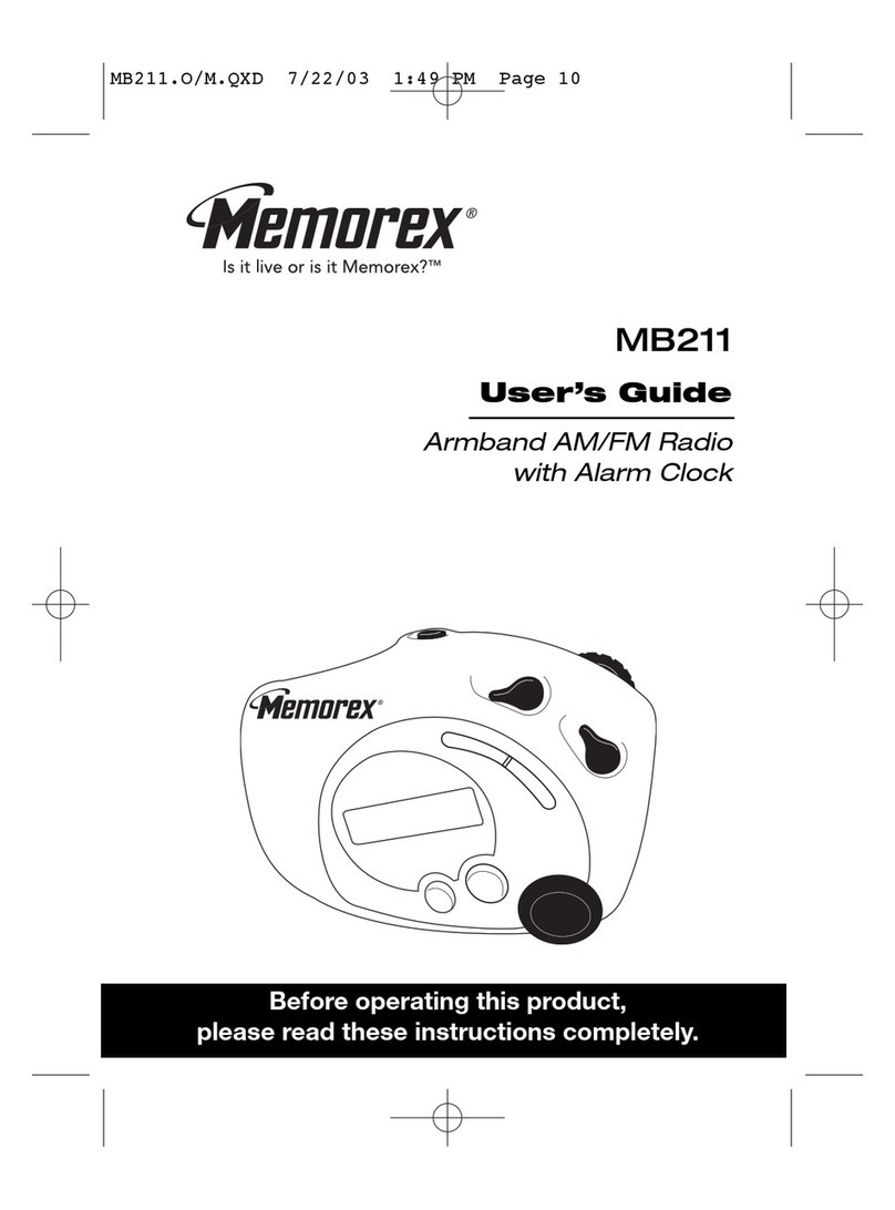 Memorex MB211 User manual