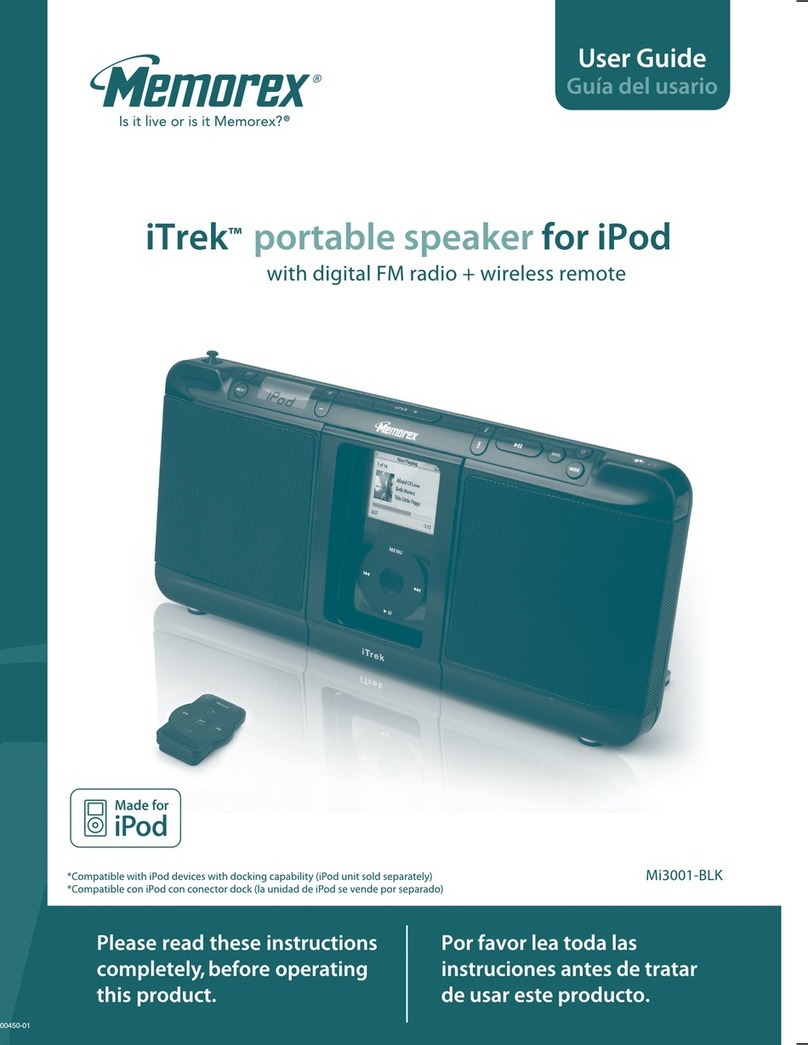 Memorex iTrek Mi3001 instructions