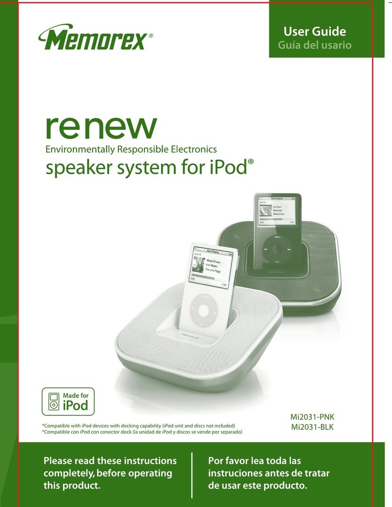 Memorex Mi2031-BLK User manual