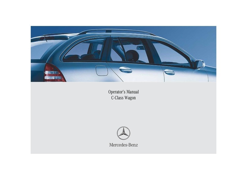 Mercedes-Benz C-CLASS WAGON C 240 Operator's manual Mercedes-Benz C-CLASS WAGON C 240 Operator's manual
