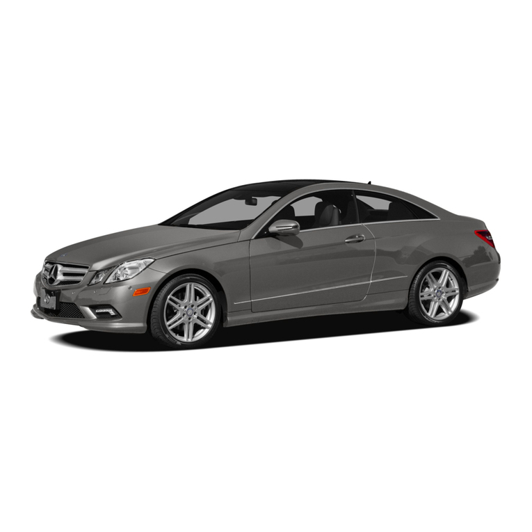 Mercedes-Benz 2011 E-Class Cabriolet Operator's manual