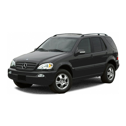 Mercedes-Benz 2001 M-Class Operator's manual
