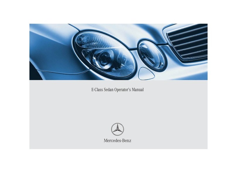 Mercedes-Benz 2004 E-Class OCS Operator's manual
