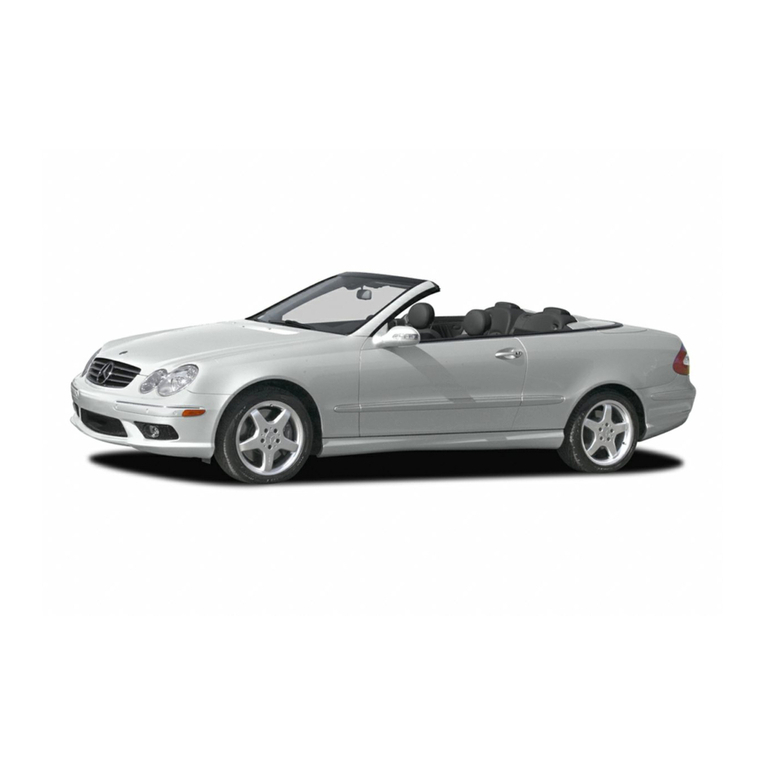 Mercedes-Benz 2004 CLK-Class Cabriolets User manual