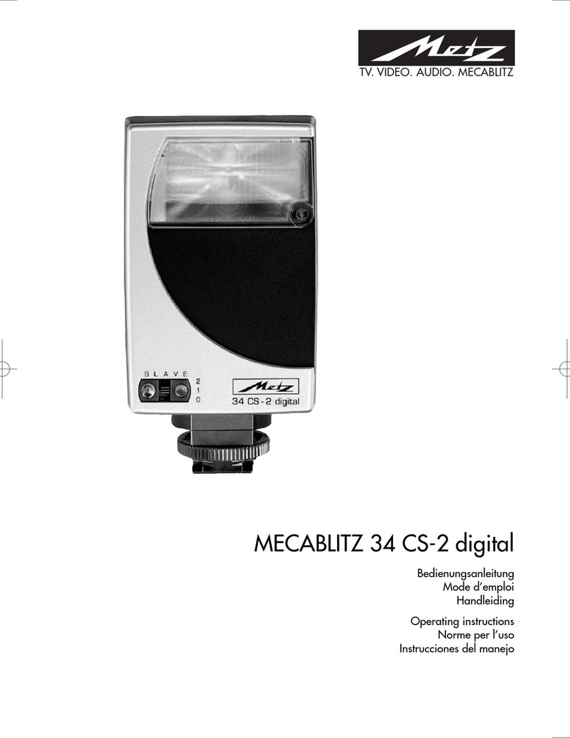 Metz MECABLITZ 34 CS-2 digital operating instructions