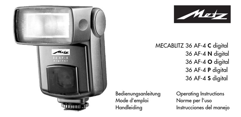 Metz MECABLITZ 36 AF-4C digital operating instructions