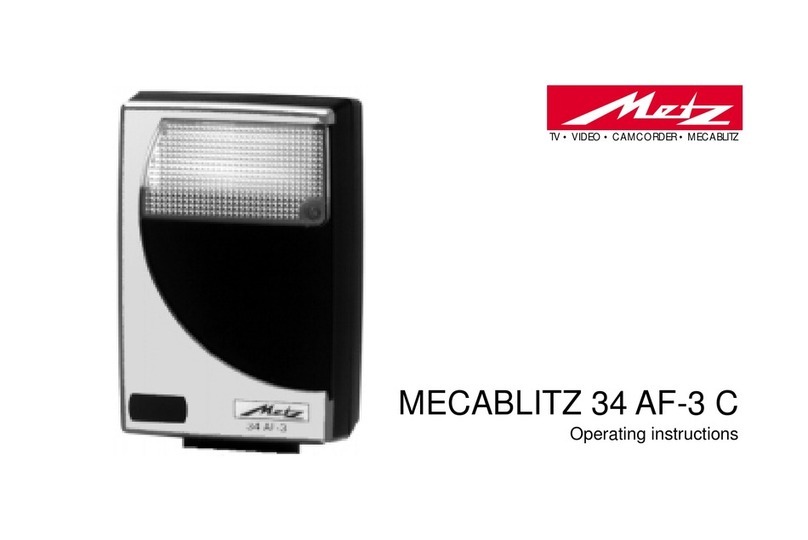 Metz Mecablitz 34 AF-3 C operating instructions