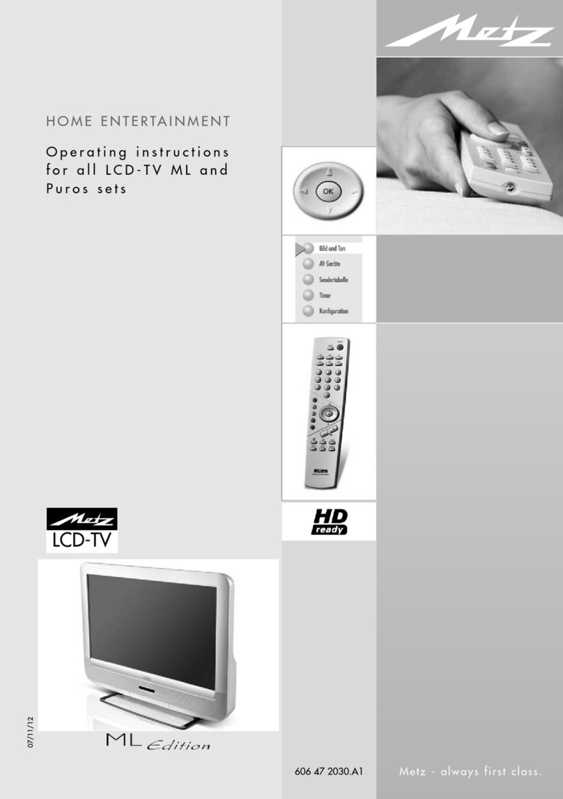 Metz LCD-TV User manual