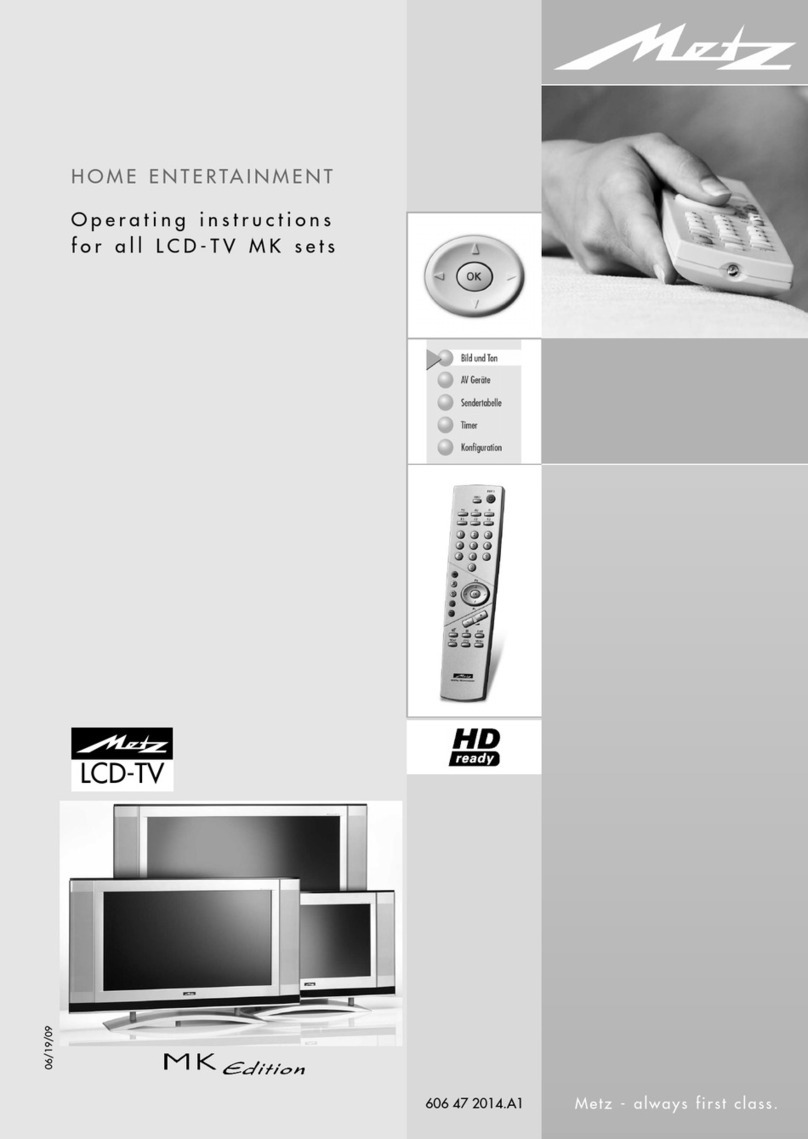 Metz LCD-TV User manual