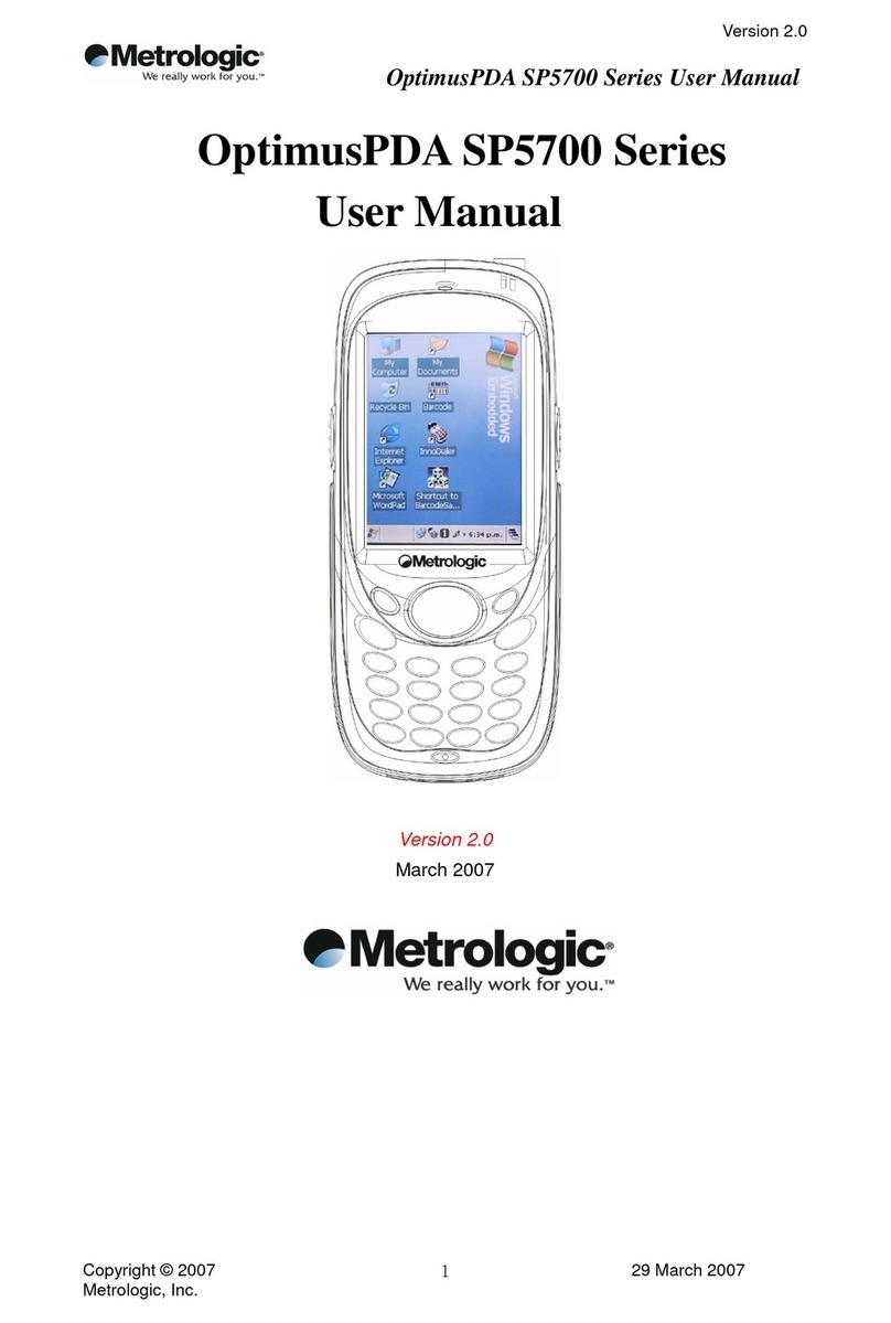 Metrologic SP5700 Series User manual