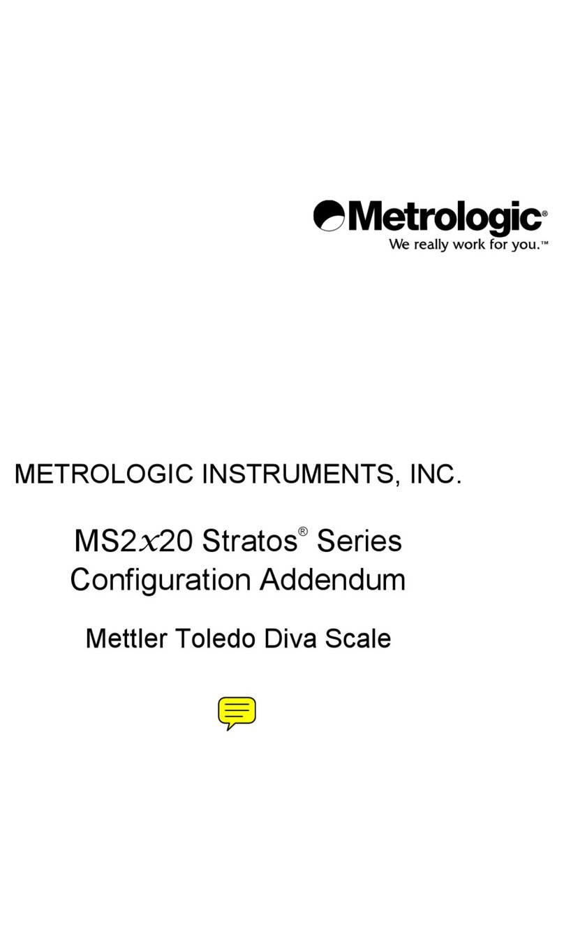 Metrologic Stratos MS2x20 Series Installation and operating instructions Metrologic Stratos MS2x20 Series Installation and operating instructions