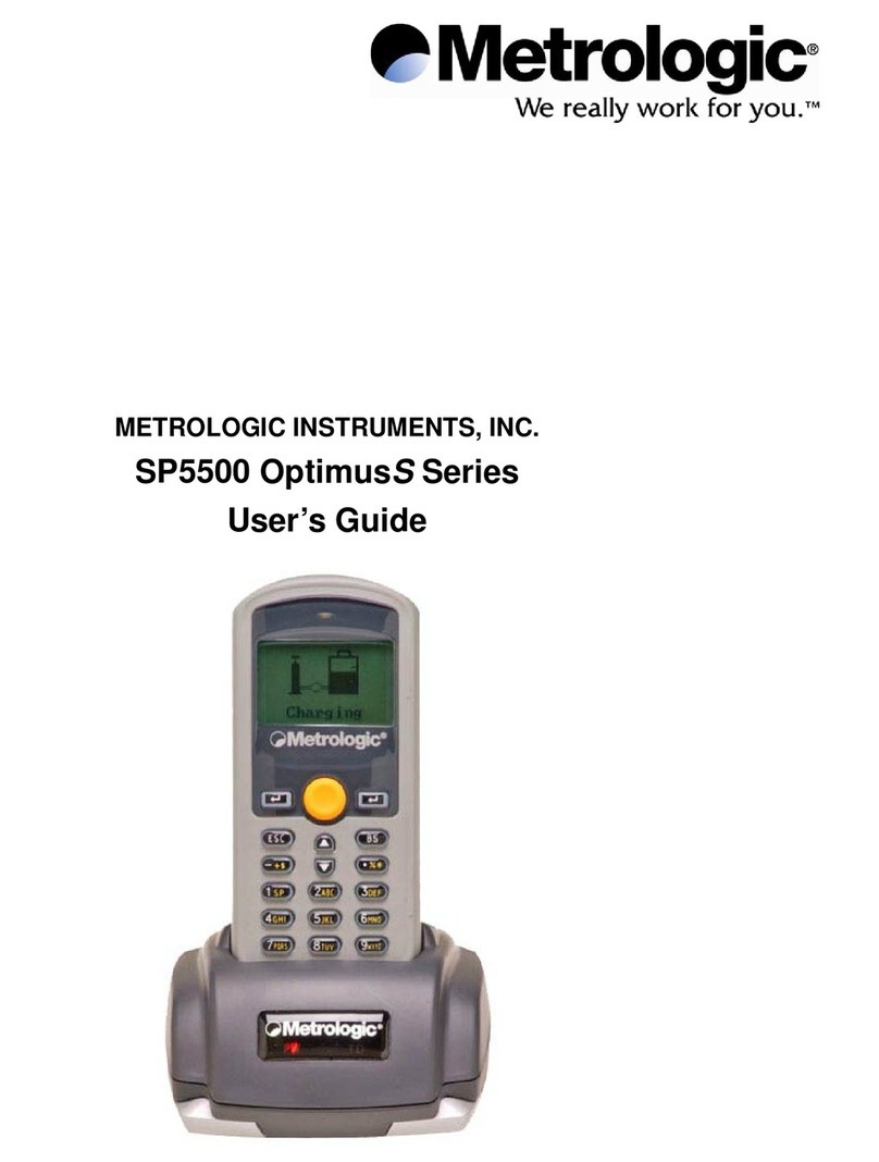 Metrologic SP5500 OptimusS Series User manual