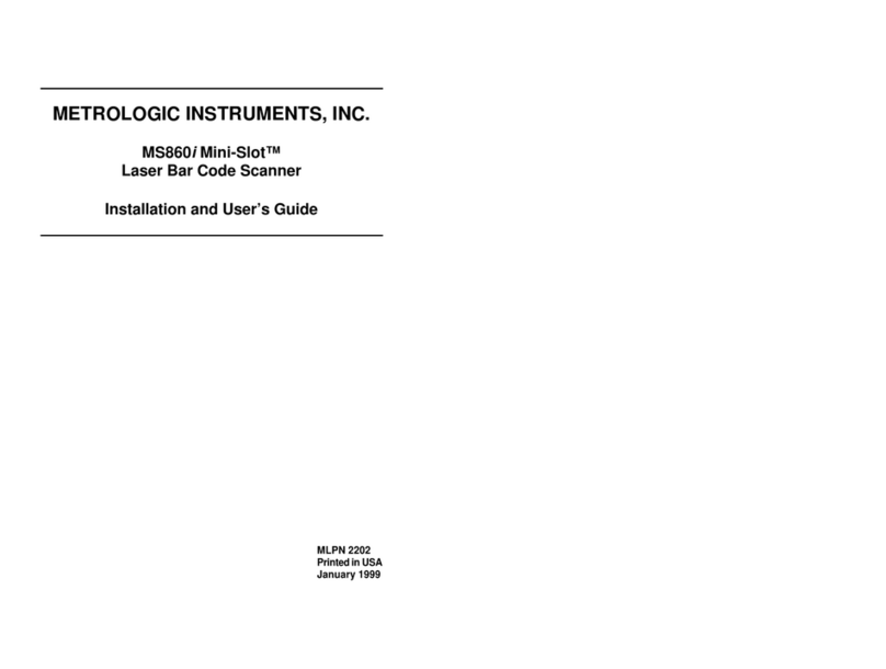 Metrologic MS860 User manual
