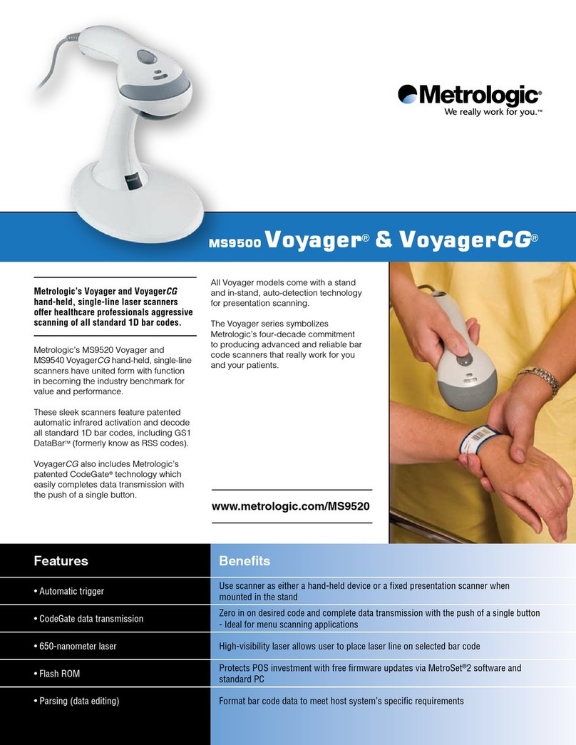 Metrologic MS9520 Voyager User manual