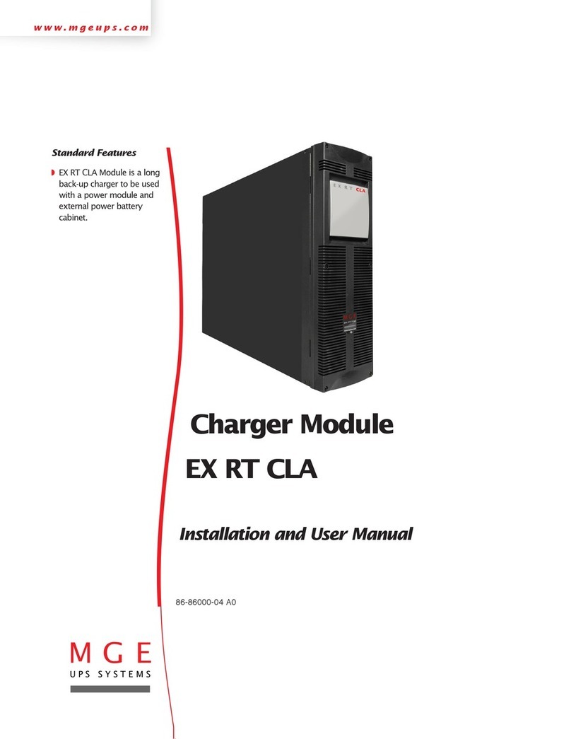 MGE UPS Systems EX RT CLA Installation and user manual