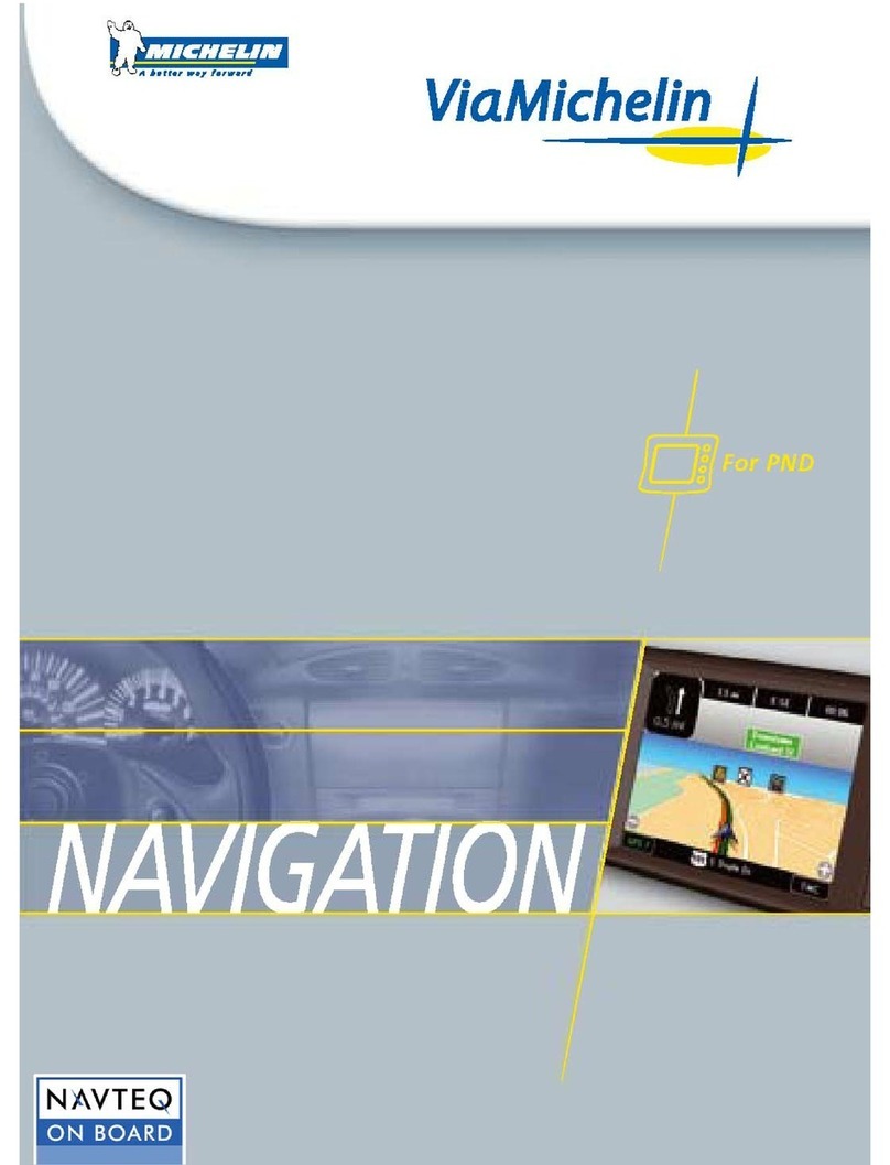 Michelin Navigation owner's manual