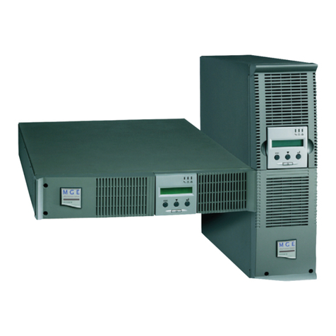 MGE UPS Systems Pulsar M 3000 RT 3U XL Installation and user manual